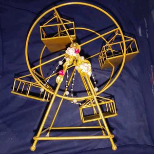 Metal Giant Wheel Antique Piece