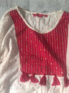 Embroidered Tunic Top