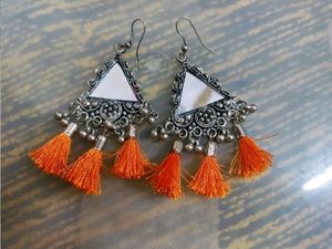 Combo Earrings &amp; Hair Bun Tiara