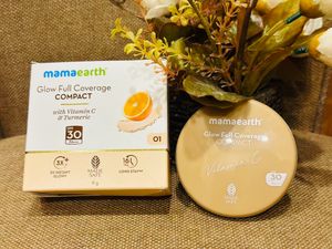 Mamaearth Glow Full Coverage Compact 01