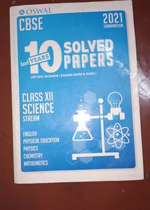 OSWAL CBSE 10years Solved Papers Class 12 Science Stream