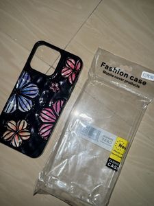 Black Flower Case iPhone 15 Pro Max