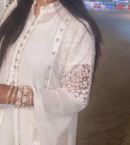 Elegant White Embroidered Kurta Set