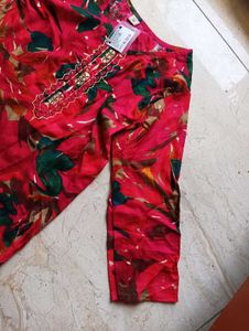Floral Print Kurta