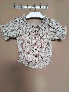 New And Trendy Floral Printed Top