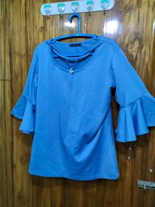 Blue Bell Sleeve Top