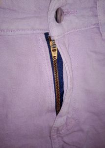 Aesthetic Purple Wide Leg Jeans For Women💜🦋