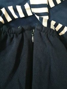 Girls Trendy Dress Navy Blue Colour