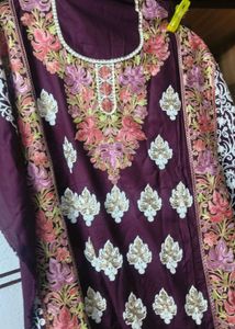 Unstitched Kashmiri Dress