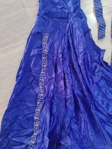 Elegant Blue Ethnic Gown
