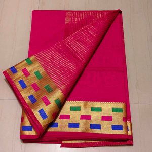 Elegant Pink Saree