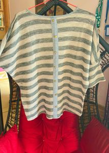 Striped Dolman Sleeve Top