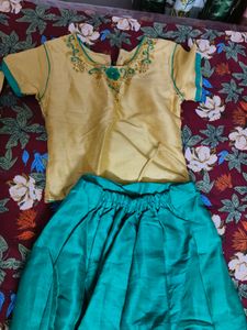 New Green Lehanga