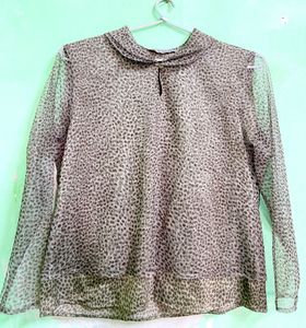 Leopard Print Top