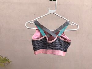 Pink Trim Sports Bra