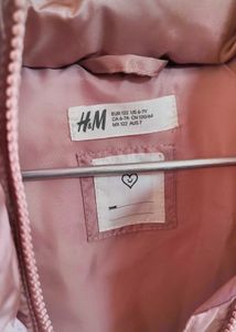 Pink Puffer Jacket with Faux Fur Hood