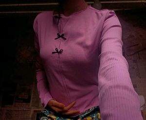 Ribbed Long Sleeve Top