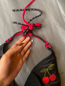 Black Cherry Lingerie Set