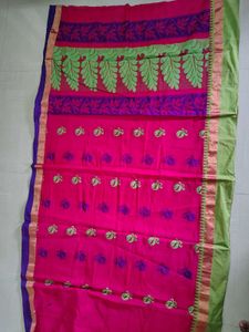 ILAMPILLAI Pink Saree