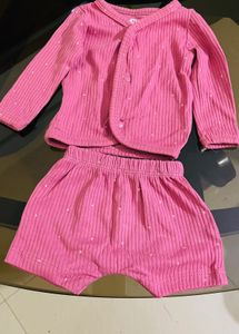 Cute Pink Baby Outfit Set