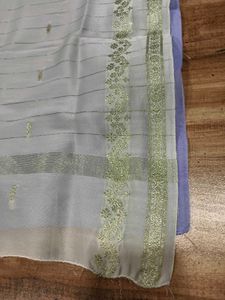 Elegant lavender Saree