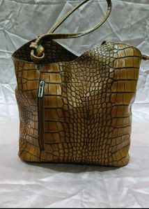 Corcodile Leather Bag Imported Paris