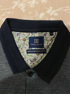 True blue xl polo tshirt.