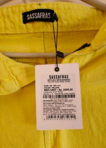 Brand New Sassafras Yellow Jeans