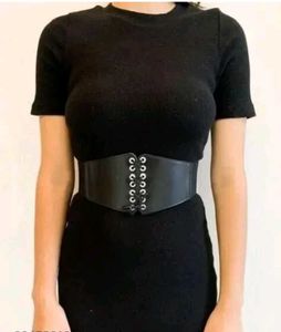 Stylish Black Corset Belt
