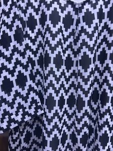 Geometric Print Blouse
