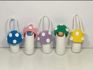 Bagcharm || Lipstick/note Pouch || Crochet