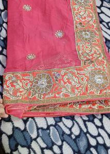💓Bride Saree Full Heavy💓For Wedding