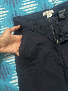 Chic Navy Blue Pants- Formals