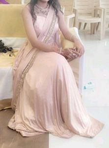 Elegant Pink Ethnic Gown