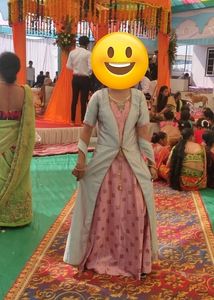 Ethinic Gown ,Indian Anar Kali With Etech Koti