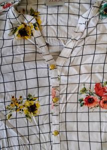Full Sleeves White Top 😍