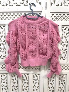 🎀Pink Knit Sweater