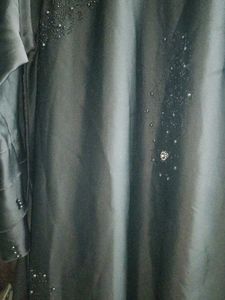 Elegant Black Ethnic Burqa