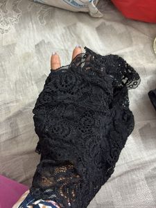 Black Lace Bralette + free gift