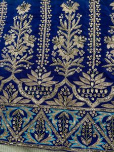 Dabka Embroidered Silk Suit