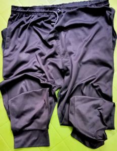 Blue  And Black Track Combo Pants