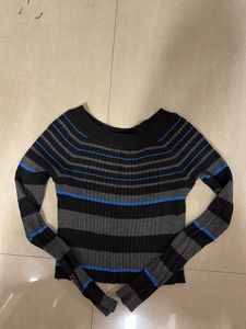 Striped Long Sleeve Sweater