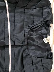Black Pleated Jacket