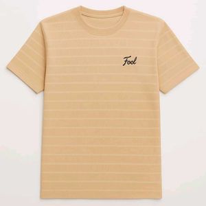 Striped 'Fool' Tee