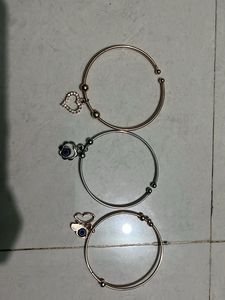 Charm Bangle Set of 3