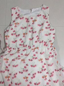 Floral High-Low Dress
