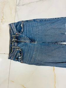 Ripped Wide Leg Jeans
