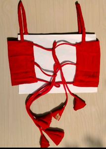 Red Velvet Designer Blouse