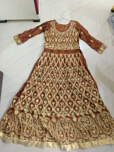 Brown 🤎 Long Frock
