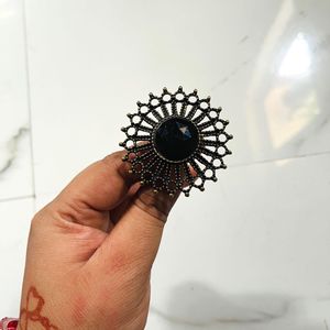 Vintage Black Stone Ring